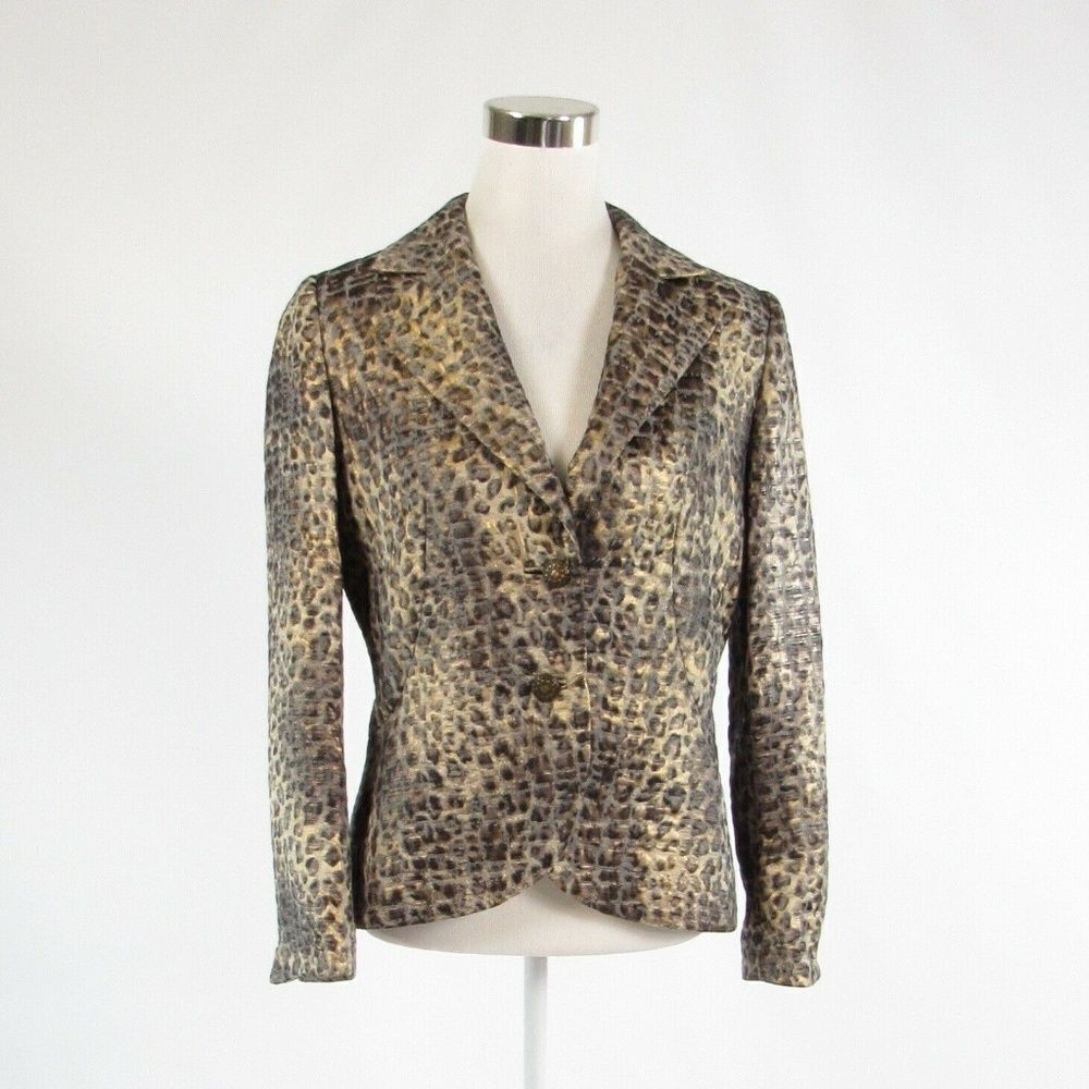 Frascara gold blazer jacket 10